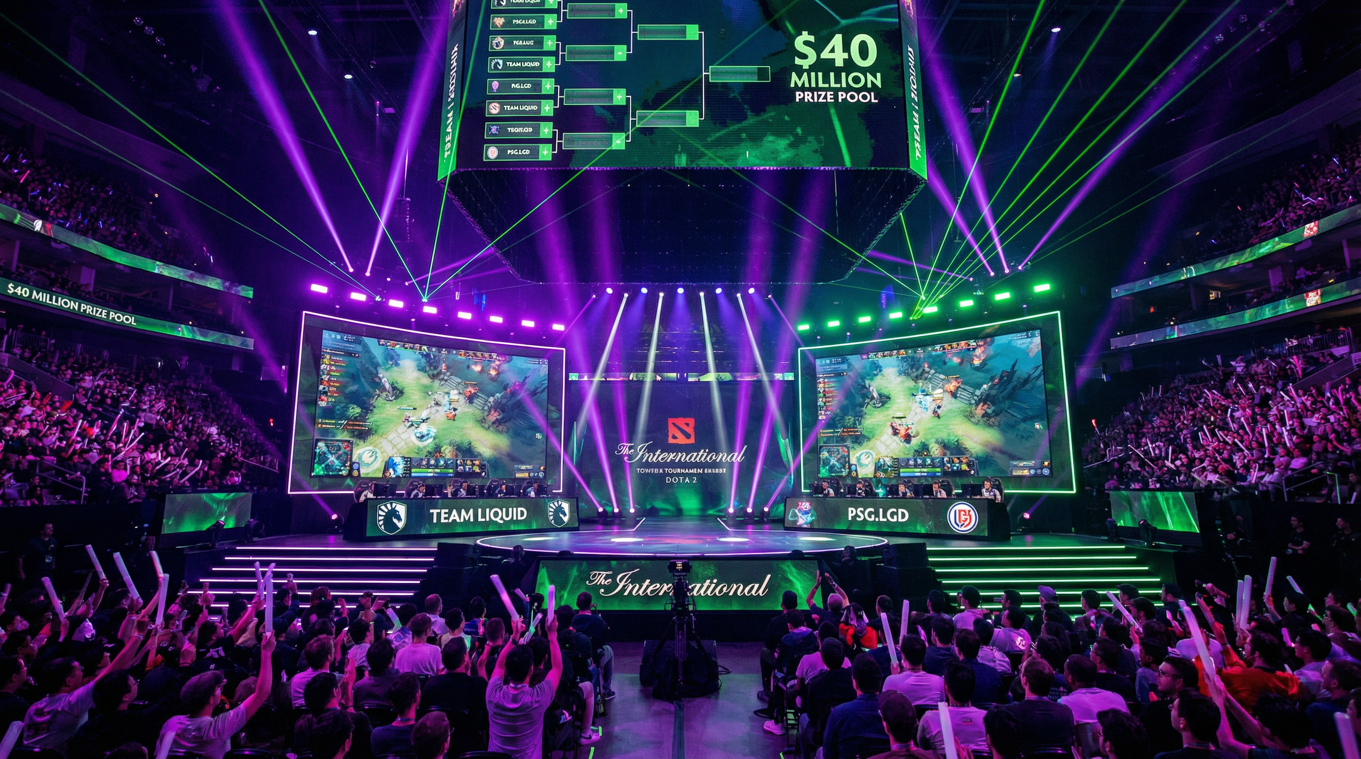 DOTA2国际邀请赛TI赛事现场