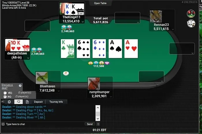 在线扑克游戏实战练习界面